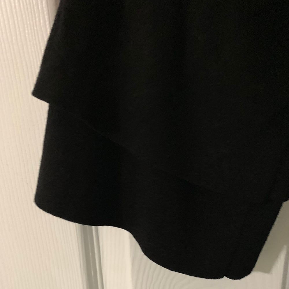 Black cardigan 3/4 tiered bell sleeves